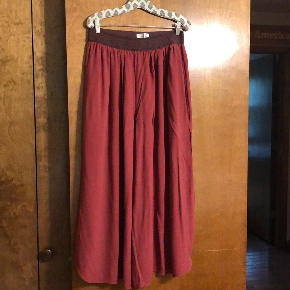 Anthropologie Wide Leg Trouser